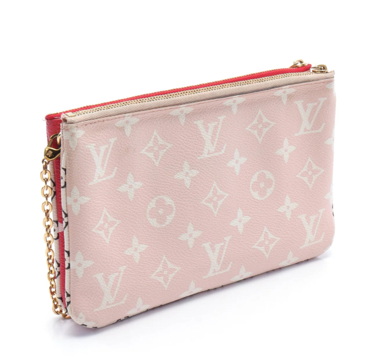 Louis Vuitton Double Zip Pochette Limited Edition Colored Giant Monogram