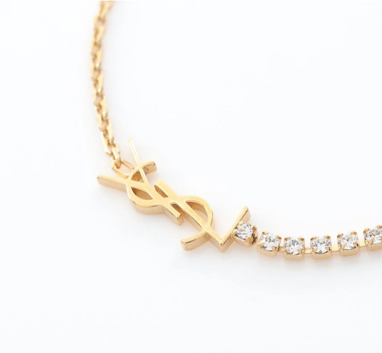 Saint Laurent Cassandre Charm Bracelet