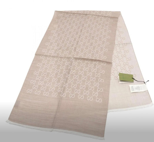 Gucci GG Scarf Biege/Cream